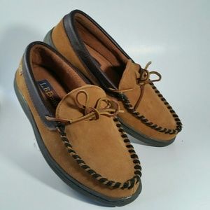 🎁EUC L.B. Evans Brown Atlin Suede Slipper
